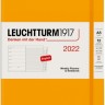 Щотижневик з місцем для записів Leuchtturm1917 на 2022 рік середній 14,5 х 21 см сонячний жовтий 