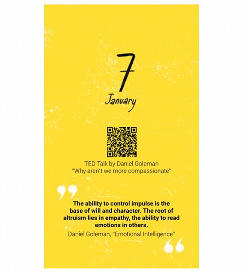 Календар Gifty Inspiring Calendar англійська мова