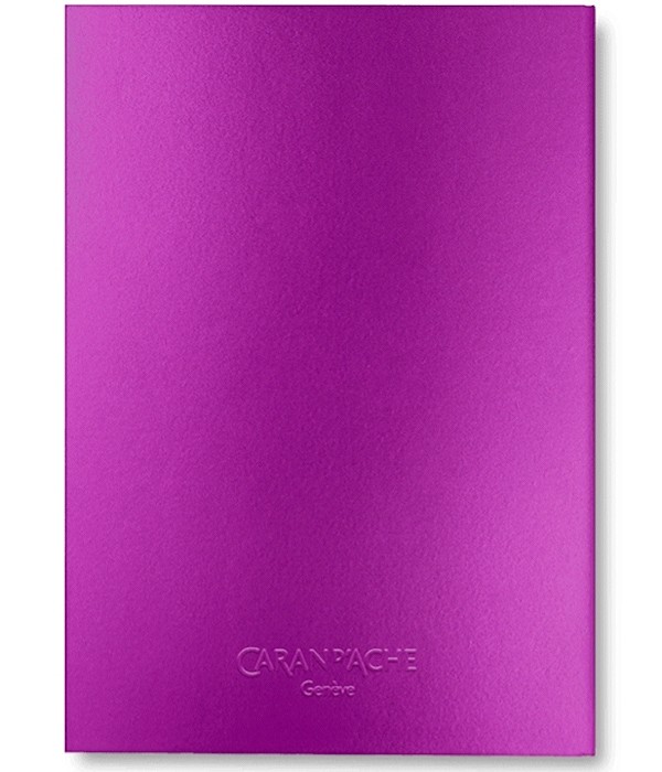 Блокнот Caran d'Ache Colormat-X середній в лінію фіолетовий