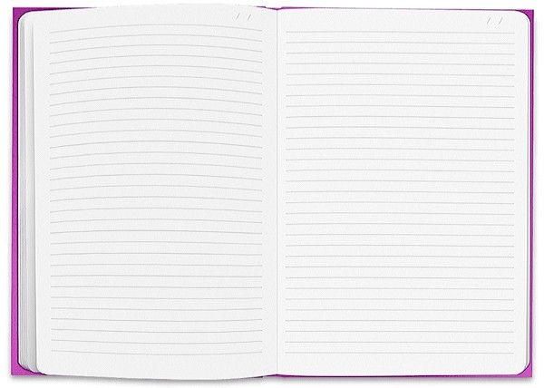 Блокнот Caran d'Ache Colormat-X середній в лінію фіолетовий