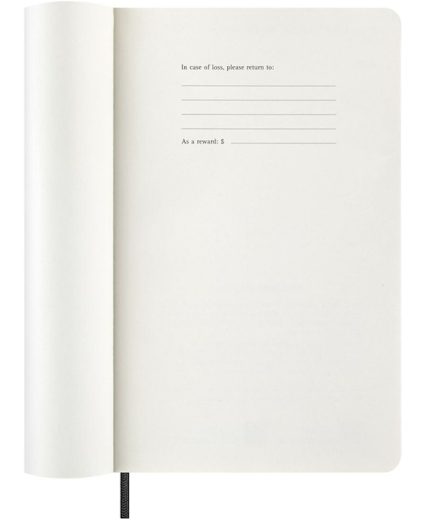 Щоденник Moleskine на 2027 рік середній 13 х 21 см чорний м'який