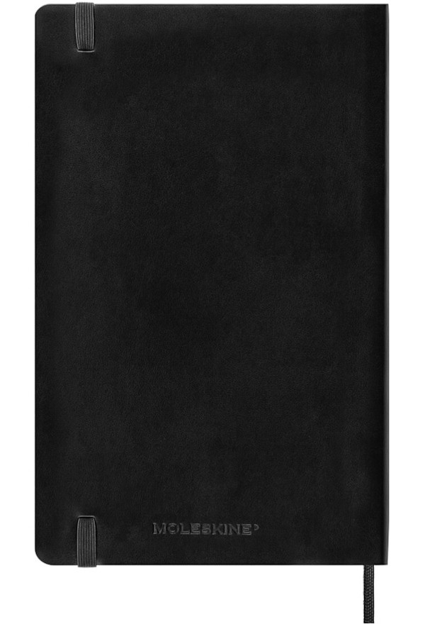Щоденник Moleskine на 2027 рік середній 13 х 21 см чорний м'який