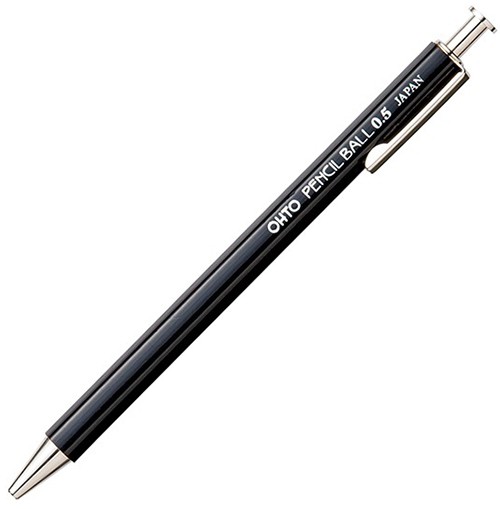 Кулькова ручка Ohto Pencil Ball 0,5 чорна