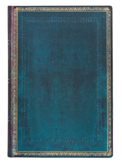 Блокнот Paperblanks Стара Шкіра Синій Каліпсо Flexi кишеньковий 9,5 х 14 см в лінію