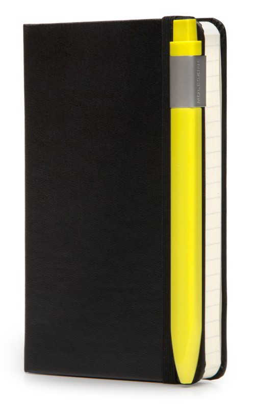 Автоматична кулькова ручка Moleskine Click Pen солом'яно-жовта 1,0 мм 