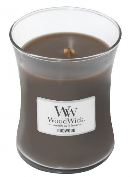 Ароматична свіча WoodWick Medium Oudwood 275 г 