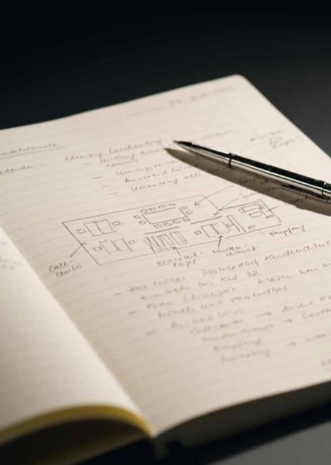 Блокнот Leuchtturm1917 Master Classic великий 22,5 х 31,5 см в лінію чорний 