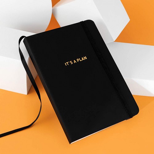 Планер Gifty It's A Plan чорний А5 13 х 19 см 