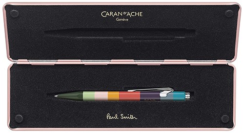 Ручка Caran d'Ache 849 Paul Smith пастельно-рожевий бокс