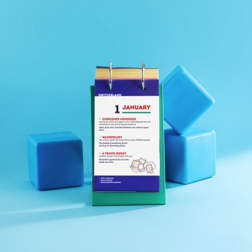 Календар Gifty Traveling англійська мова