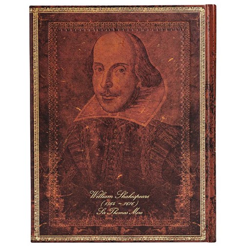 Блокнот Paperblanks Манускрипти Шекспір великий 18 х 23 см в лінію