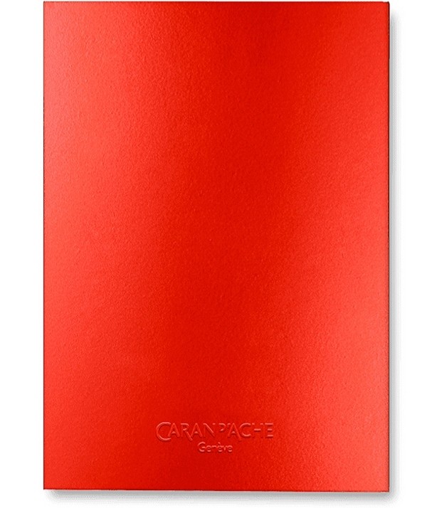 Блокнот Caran d'Ache Colormat-X середній в лінію червоний