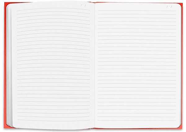 Блокнот Caran d'Ache Colormat-X середній в лінію червоний