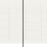 Щомісячник Moleskine на 2025 рік великий 19 х 25 см чорний м'який