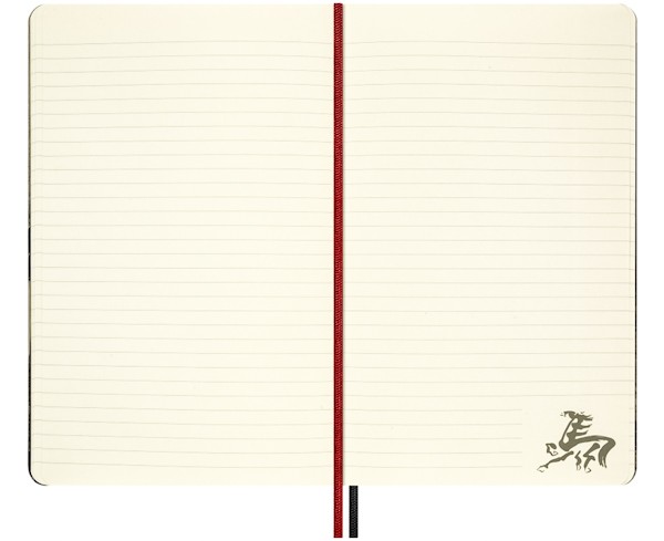 Блокнот Moleskine Year of the Horse середній 13 х 21 см в лінію сірий