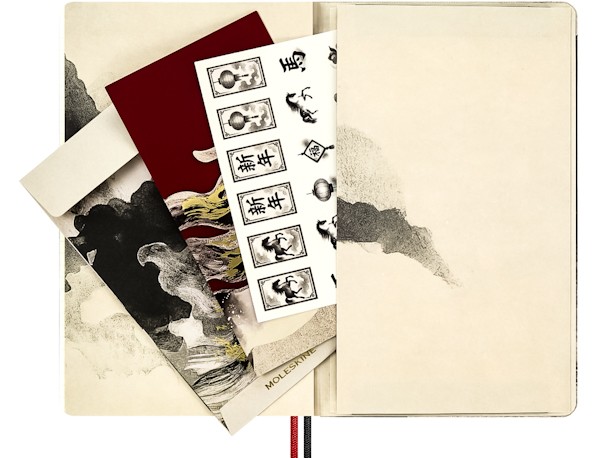 Блокнот Moleskine Year of the Horse середній 13 х 21 см в лінію сірий