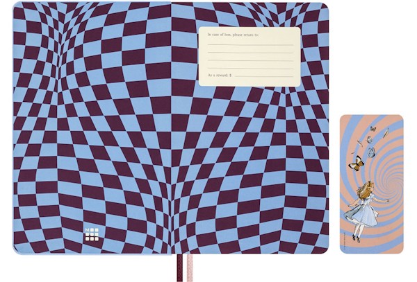 Щоденник Moleskine Alice на 2027 рік середній 13 х 21 см блакитний