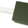 Набір зошитів Moleskine Cahier великий 19 х 25 см в лінію зелений 