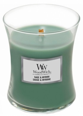 Ароматична свіча WoodWick Medium Sage &amp; Myrrh 275 г