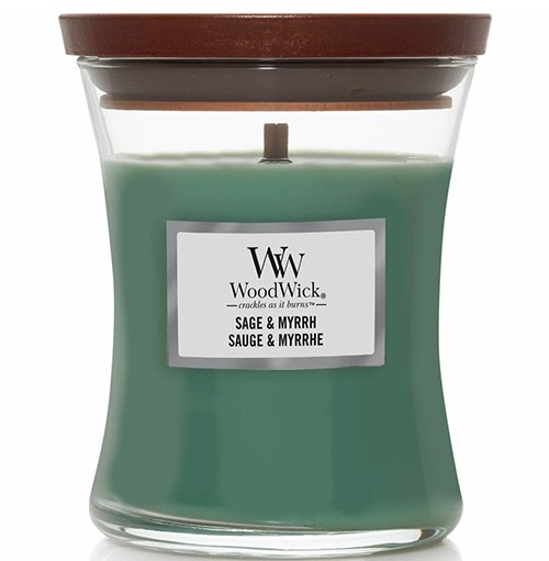 Ароматична свіча WoodWick Medium Sage & Myrrh 275 г