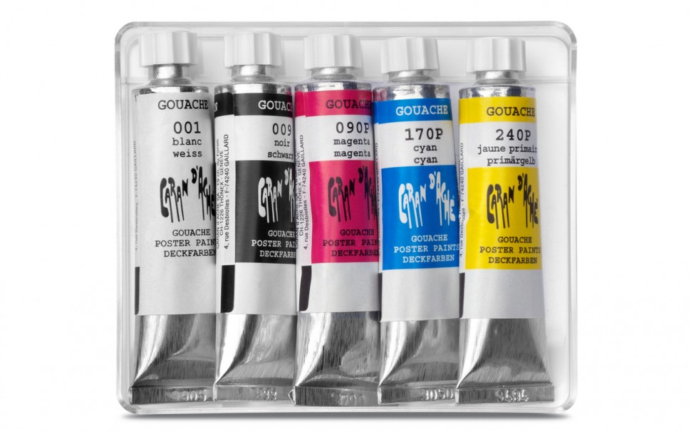 Набір фарб Caran d'Ache Gouache Studio 5 туб по 21 мл