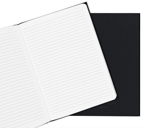 Блокнот Caran d'Ache Colormat-X середній в лінію чорний