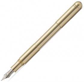 Чорнильна ручка Kaweco Supra Brass латунь перо M (середнє)