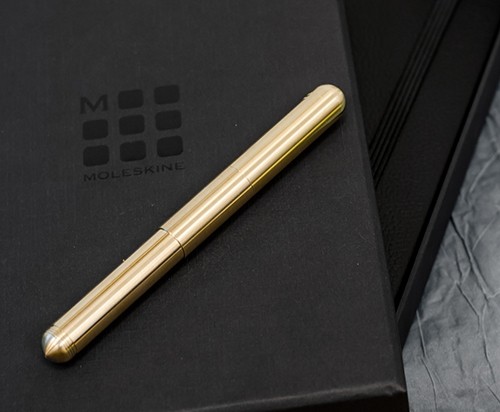 Чорнильна ручка Kaweco Supra Brass латунь перо M (середнє)