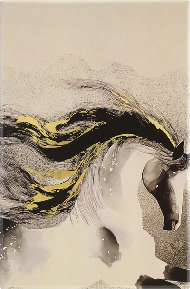 Блокнот Moleskine Year of the Horse середній 13 х 21 см в лінію сірий у подарунковому боксі