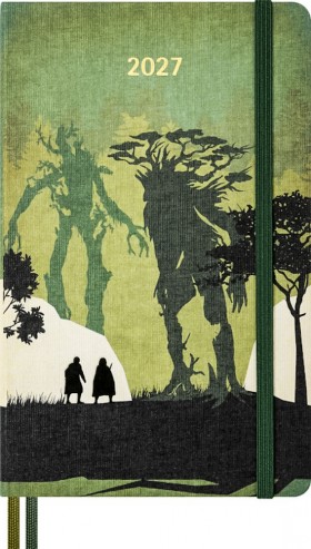 Щоденник Moleskine Lord of the Rings на 2027 рік середній 13 х 21 см зелений