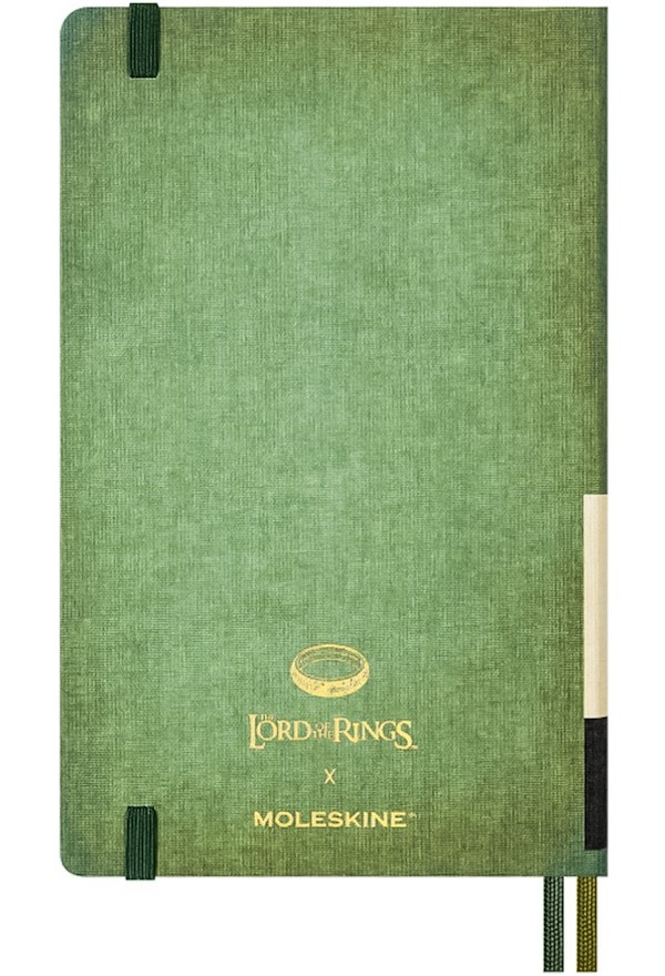 Щоденник Moleskine Lord of the Rings на 2027 рік середній 13 х 21 см зелений