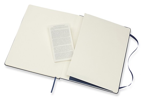 Блокнот Moleskine Classic великий 19 x 25 см в крапку сапфір