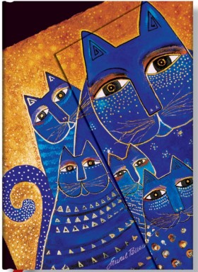 Блокнот Paperblanks Лорель Берч Фантастичні Коти Середземноморські середній 13 х 18 см в лінію