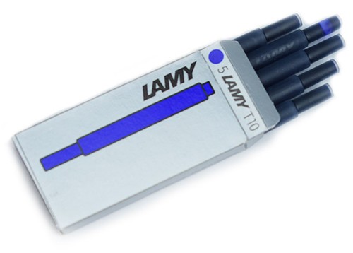 Набір чорнильних картриджів Lamy T10 синій 5 штук 