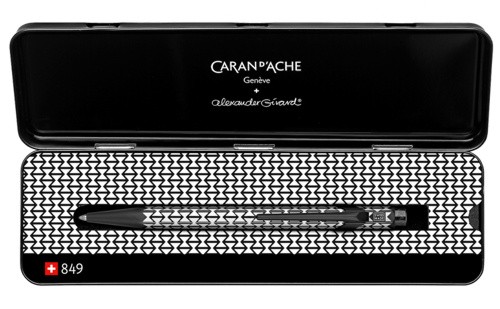 Ручка Caran d'Ache 849 Alexander Girard чорна + бокс 