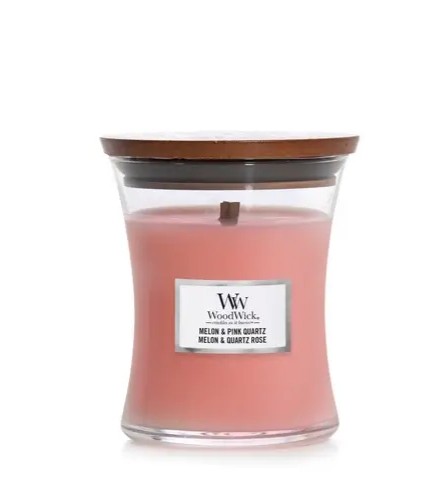 Ароматична свіча WoodWick Medium Melon & Pink Quartz 275 г