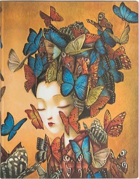 Блокнот Paperblanks Мадам Баттерфляй Flexi великий 18 х 23 см нелінований