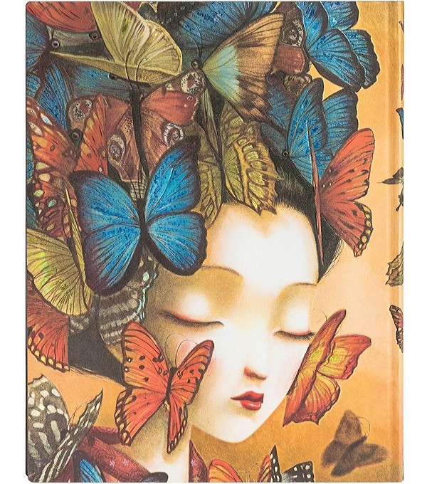 Блокнот Paperblanks Мадам Баттерфляй Flexi великий 18 х 23 см нелінований