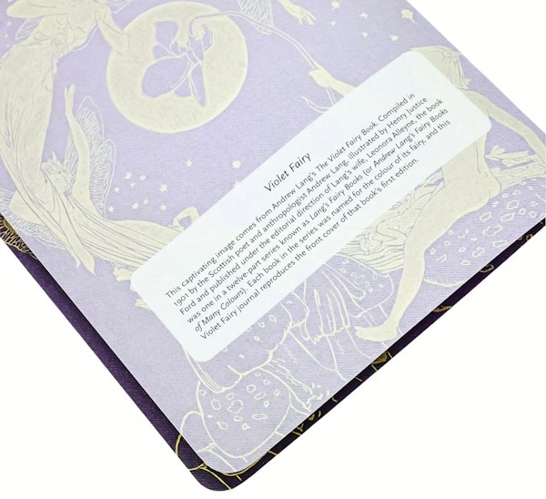 Зошит Paperblanks Cahier Фіолетова Фея 14,9 х 21 см нелінований