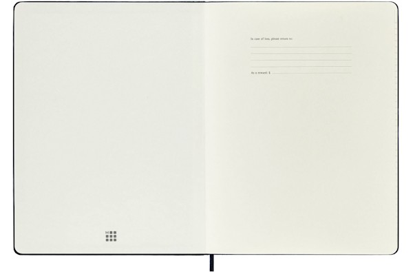 Щотижневик з місцем для записів Moleskine на 2027 рік великий 19 х 25 см сапфір