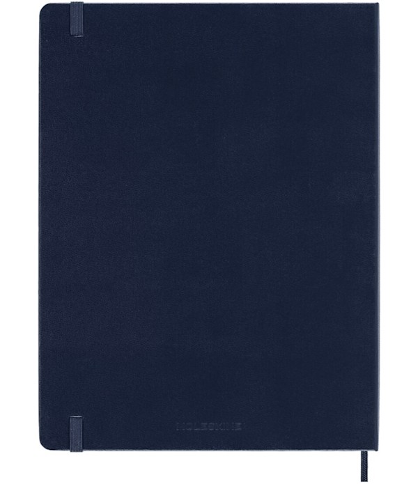 Щотижневик з місцем для записів Moleskine на 2027 рік великий 19 х 25 см сапфір