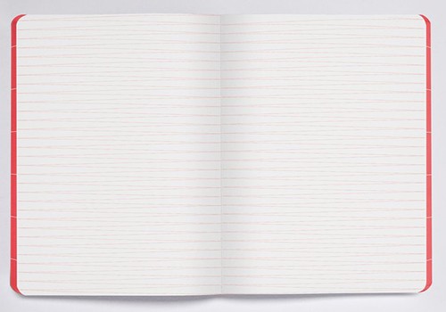 Блокнот Nuuna Break The Grid Red 16,5 x 22 см лініювання асорті