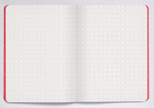 Блокнот Nuuna Break The Grid Red 16,5 x 22 см лініювання асорті