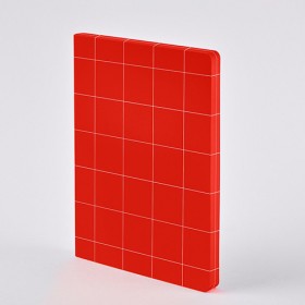 Блокнот Nuuna Break The Grid Red 16,5 x 22 см лініювання асорті