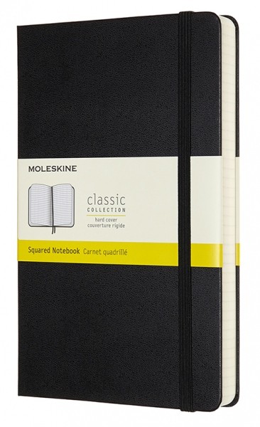Блокнот Moleskine Classic Expanded середній 13 x 21 см у клітинку чорний