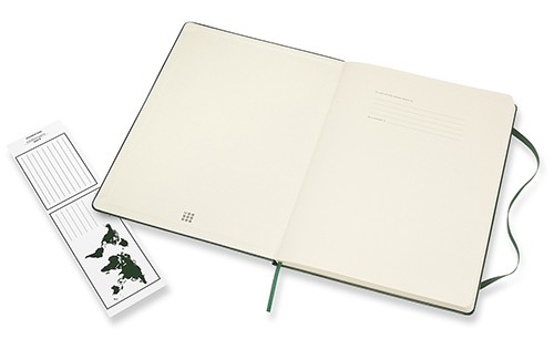 Блокнот Moleskine Classic великий 19 x 25 см в крапку миртовий зелений