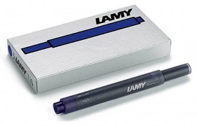 Набір чорнильних картриджів Lamy T10 темно-синій 5 штук