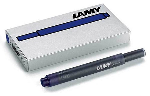 Набір чорнильних картриджів Lamy T10 темно-синій 5 штук