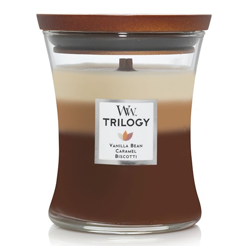 Ароматична свіча WoodWick Medium Trilogy Cafe Sweets 275 г