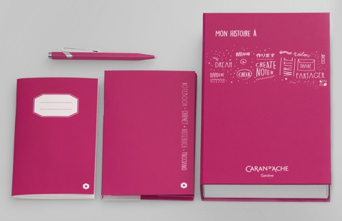Подарунковий набір Caran d'Ache 849 пурпуровий